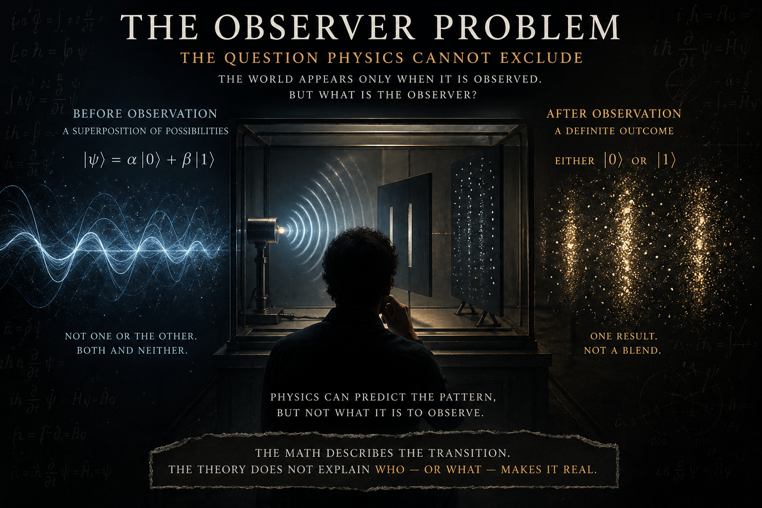 Essay 1 — The Observer Problem